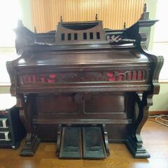 オルガン　アンティークの画像