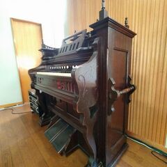 オルガン　アンティークの画像