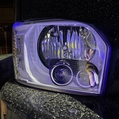 ハイエース200系純正LED加工ヘッドライトの画像
