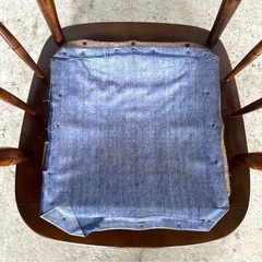 ✿飛騨産業✿ キツツキマーク 花柄 ソファー乗鞍シリーズ アームチェアーの画像