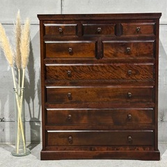 北海道民芸家具 HOKUMIN チェスト タンス6段整理箪笥 ヴィンテージ 樺材の画像