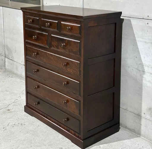 北海道民芸家具 HOKUMIN チェスト タンス6段整理箪笥 ヴィンテージ 樺