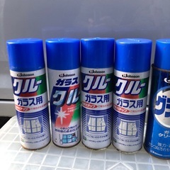 決まりました。　　無料　非対面　中古　②窓ガラスクリーナー　ガラスクルーなど　ぼぼ満タン　6本セットの画像