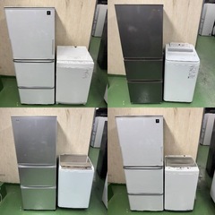 送料設置無料　大型冷蔵庫　ドラム式洗濯機　セットの画像