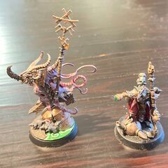 【模型】ウォーハンマーAOS　スケイヴン　スピアヘッドアーミー　組み立て塗装済み　ケース付きの画像