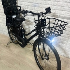 🌸ブリヂストン 電動自転車 HYDEE.Ⅱ新基準 子供のせ大容量8.7Ah☆完成車配送☆美品☆室内保管☆3009の画像