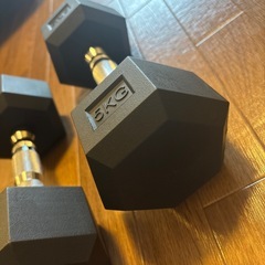 ビーアクティブ ポパイアレー 5kg 六角形　ダンベル ヘックスダンベル　5キロの画像