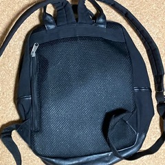 黒色リュックの画像