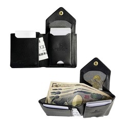 池之端銀革店 イタリアンシュリンクレザーウォレット ブラウンの画像