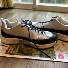 一回のみ着用のスニーカーの画像