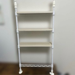 キッチンシェルフ　キッチンラック　調味料ラック　可動棚　つっぱり　突っ張りラックの画像