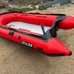 値下げ　ゴムボート　の画像