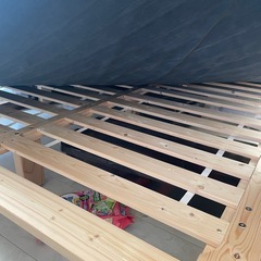 クイーンベッド➕すのこフレームの画像