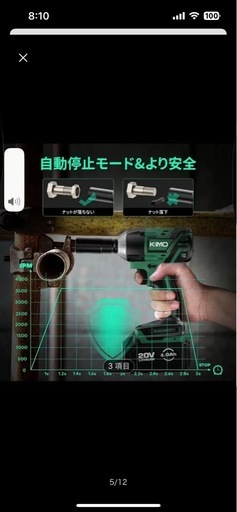 KIMO インパクトレンチ ドリルビット ソケットセット 