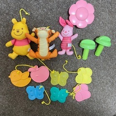 （美品）くまのプーさん えらべる回転 6WAYジムにへんしんメリー　プーメリーの画像