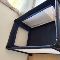 二段式簡易ベビーベッド　組み立て式の画像