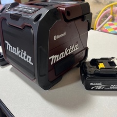 本日引き取り可能な方マキタ限定色スピーカーの画像