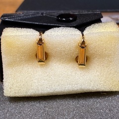 新品未使用　ロベルタディカメリーノ　イヤリング　ブラック　ゴールド ピアス　金黒の画像