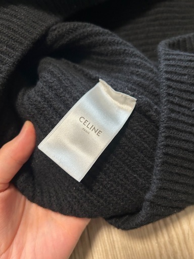 CELINE セリーヌ ロゴニット セーター ブラック M相当