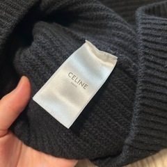 CELINE セリーヌ ロゴニット セーター ブラック M相当の画像