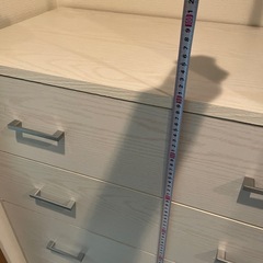 チェスト  白    ニトリ【1/12まで】の画像