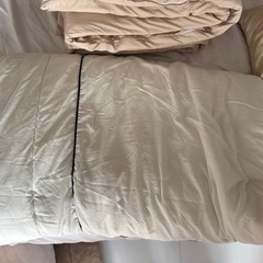 掛け布団、拭き布団、枕決まりまいたの画像