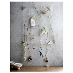 MYRHEDEN ミールヘーデン メモボード クリップ付き, 黄銅色の画像