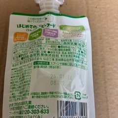 (3個で)はじめてのベビーフードの画像