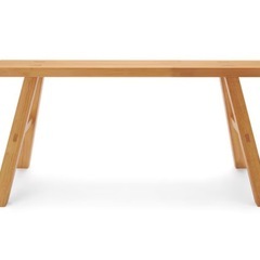 無印良品　木製ベンチ（美品）の画像