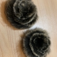 シューズアクセサリー　ファー　クリップの画像