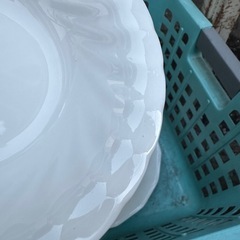 ホワイト深皿　の画像