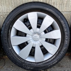 ワゴンR純正タイヤ•ホイールの画像