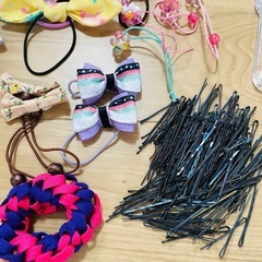 決まりました！早い者勝ち！！ヘアアクセサリー　ゴム　幼稚園児の画像