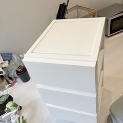 蓋付き収納ボックス 収納ケース 日本製 D Chevo 3段スリムの画像