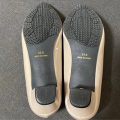 パンプス　ローヒール　24㎝　【3足セット1足新品未使用】の画像