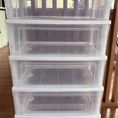 5段　衣装ケースの画像