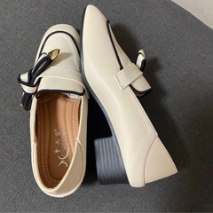 パンプス　ローヒール　24㎝　【3足セット1足新品未使用】の画像