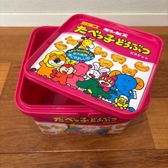 たべっ子どうぶつBOX & ビスケット1箱の画像
