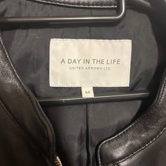 UNITED ARROWSレザージャケット皮の画像