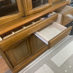 幅120cmの食器棚の画像