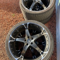 4本　22インチホイール　タイヤおまけの画像