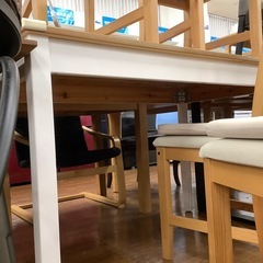 IKEA イケア ダイニング5点セット LERHAMN レールハムン【トレファク 川越店】の画像