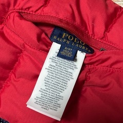 POLO ラルフローレン　リバーシブルダウン　サイズ100の画像