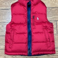 POLO ラルフローレン　リバーシブルダウン　サイズ100の画像