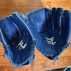 楽天イーグルス 岸モデル 野球グローブ 2個セット ブルー 幼児用の画像