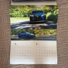 レクサス　壁掛けカレンダー　2026の画像