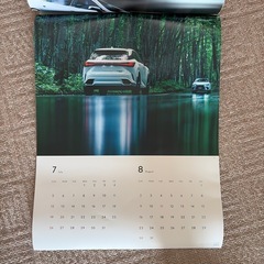 レクサス　壁掛けカレンダー　2026の画像