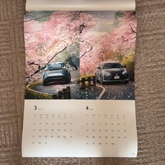 レクサス　壁掛けカレンダー　2026の画像