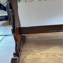 【予定者あり】天然木ダイニングテーブル《幅165×奥行93×高さ６4》1/7以降ＯＫの画像