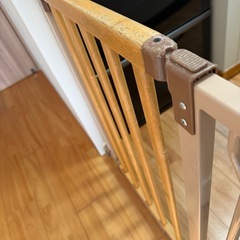 木製　ベビーゲート　ペットゲート　ナチュラルの画像